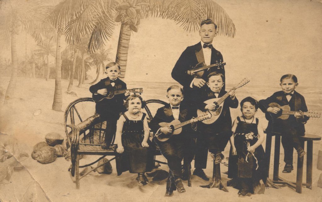 formal musicians sepia photograph disability history america