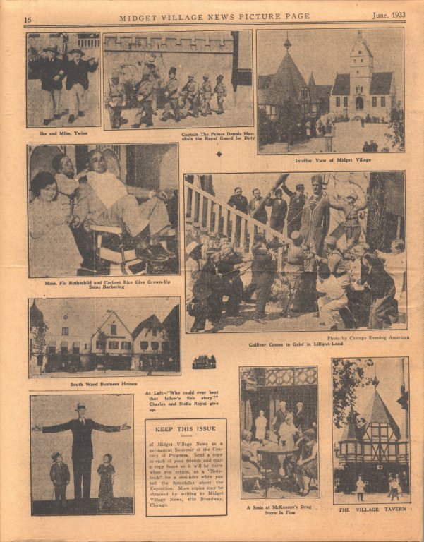 photo spread from midget village news disability history america